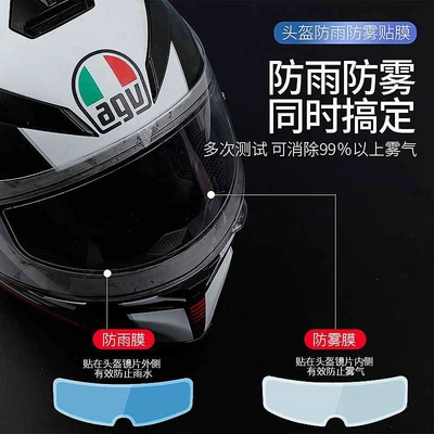 full-face and half-face helmets, windproof visor — Motorcycle helmet anti-fog film