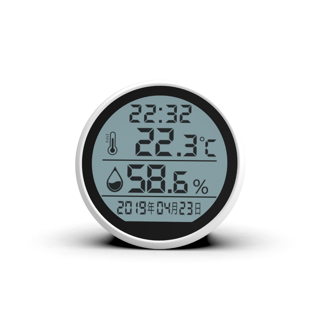 鼎盟高精准电子温湿度计 电子闹钟日历时间 设置