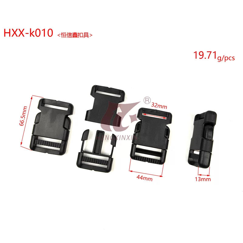 Plastic bag accessory, backpack with clasp, direct factory sales