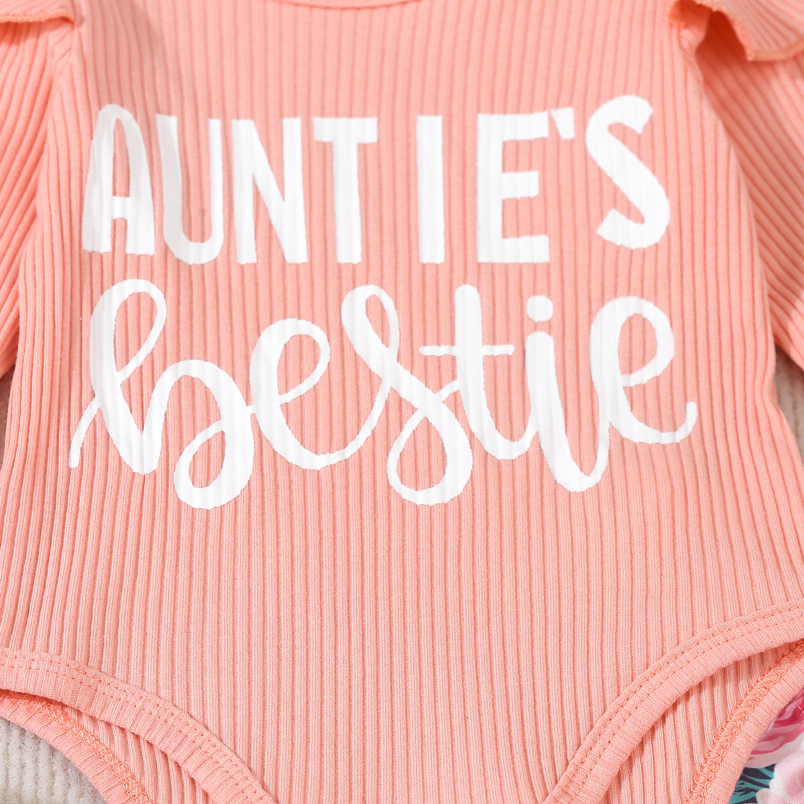 Baby oneie children' clothing, long crawling clothe for infant and young children, two-piece et of bell bottom_voghion.com