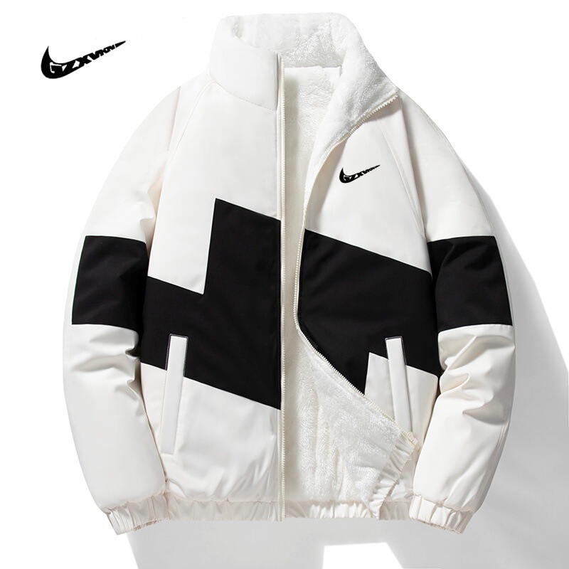 2025 New Men's Thickeneded Cotton Coat Fleece-Lined Inner Fleece Jacket Warm Youth Korean Style Stand-Up Collar Cotton Jacket 2025 New Men's Thickeneded Cotton Coat Fleece-Lined Inner Fleece Jacket Warm Youth Korean Style Stand-Up Collar Cotton Jacket