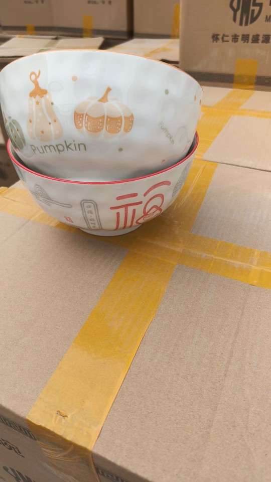 Underglaze Color 7inch Rainstone Bowl Ceramic Tableware Salad Bowl Ramen Bowl Microwaveable Dishwasher Safe for Home Use