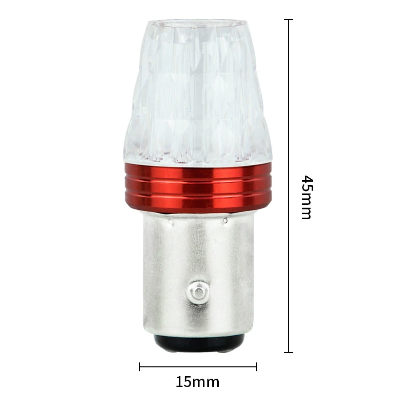 Auto motorcycle brake light burst 1157 RGB car LED 3030 high bright brake light 9smd