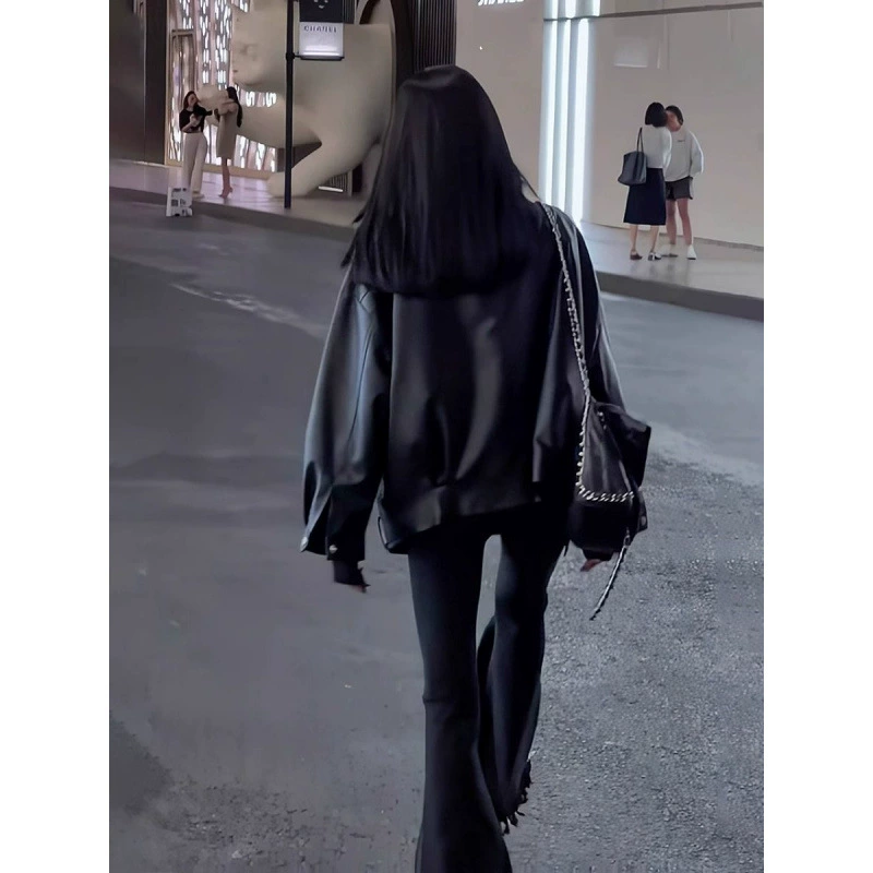 Demi-season jacket, loose fit