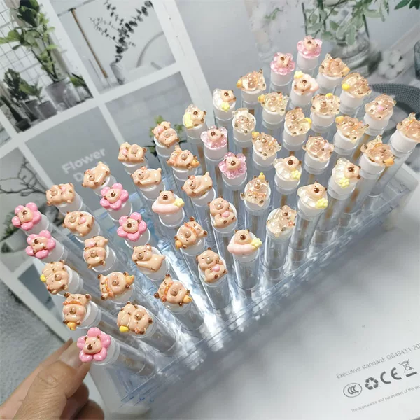Kabibala Independent Tube Packaging Disposable Eyelash Brush Spiral Replaceable Crystal Makeup Brush Eyebrow Brush
