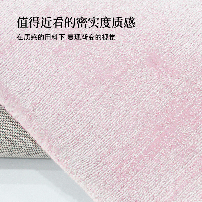 Fábrica de alfombra doméstica sala de estar sofá dormitorio resistente a la suciedad fácil de cuidar alfombra de cama gruesa alfombra hecha a mano en stock