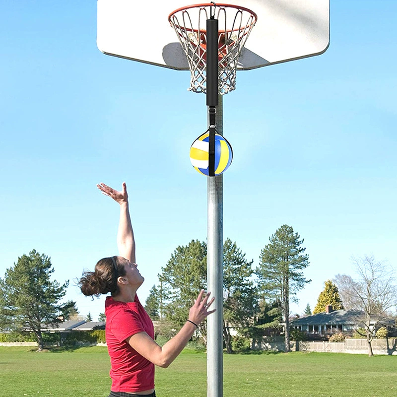 Volleyball Trainer Vingules Polarot Trainer, adjustable elastic strap & ball sleeve, portable practice kit