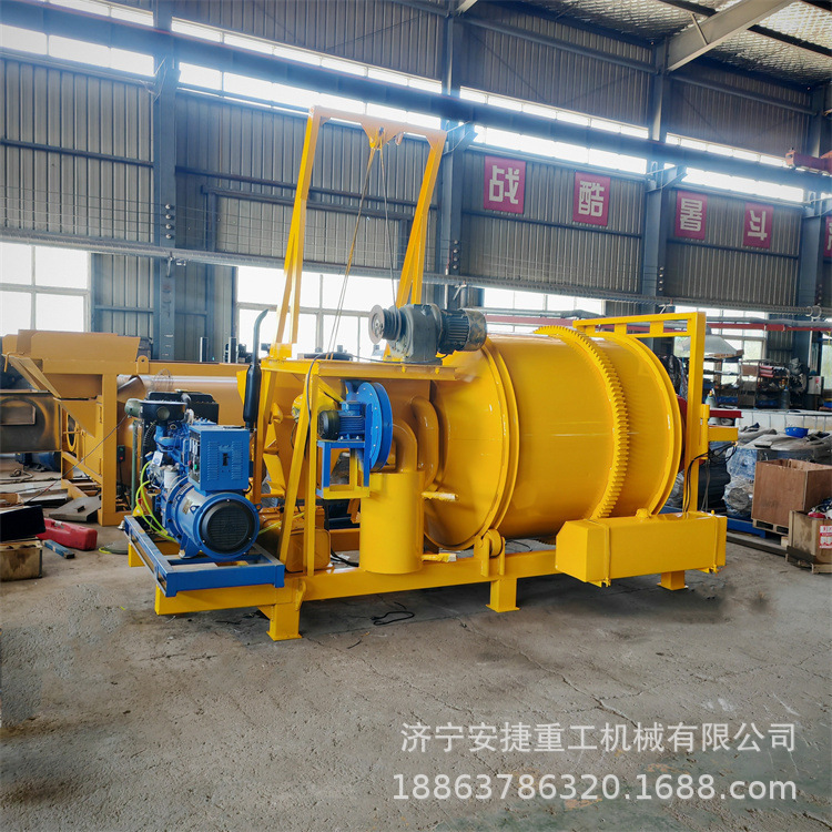 小型0.7-5方沥青拌合机 废旧料加热再生设备 间歇出料修补拌合机