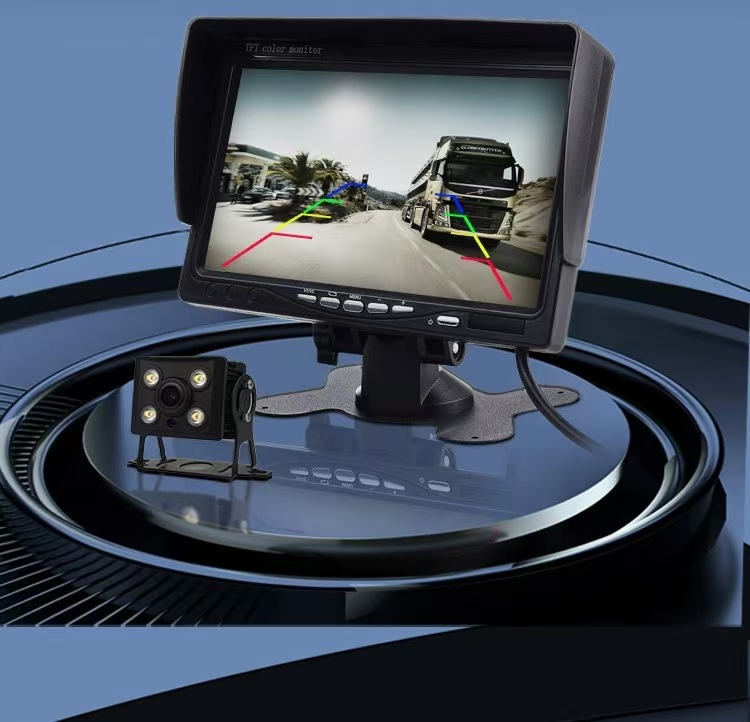 Car display truck harvester AHD reversing image HD truck driving recorder touch voice control