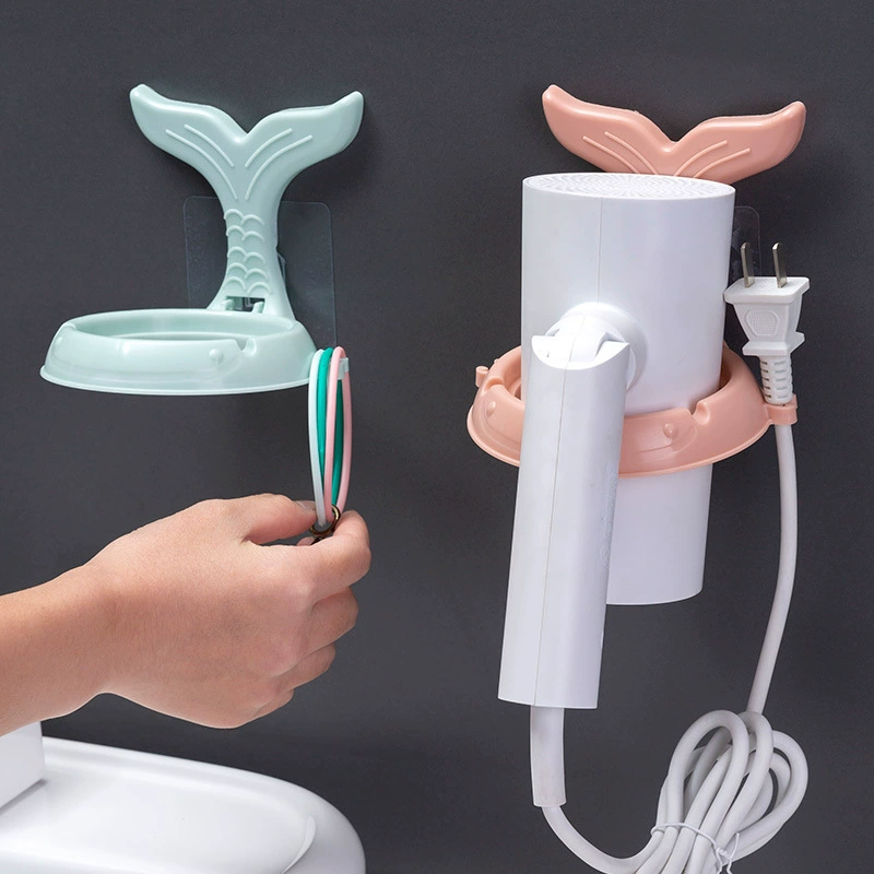 Ванная комната чистая без punching hair dryer rack frame shelf полка на стене держатель для фена картина штрихи стеллажи
