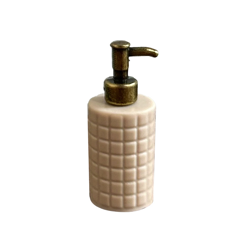Botella de loción en miniatura embotellada modelo de juguete casa de muñecas accesorios de baño mini botella de baño g109