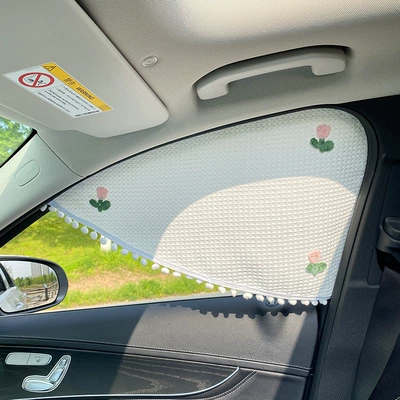 Car curtains: window magnetic sun protection and - magnetic-tulip-pilot
