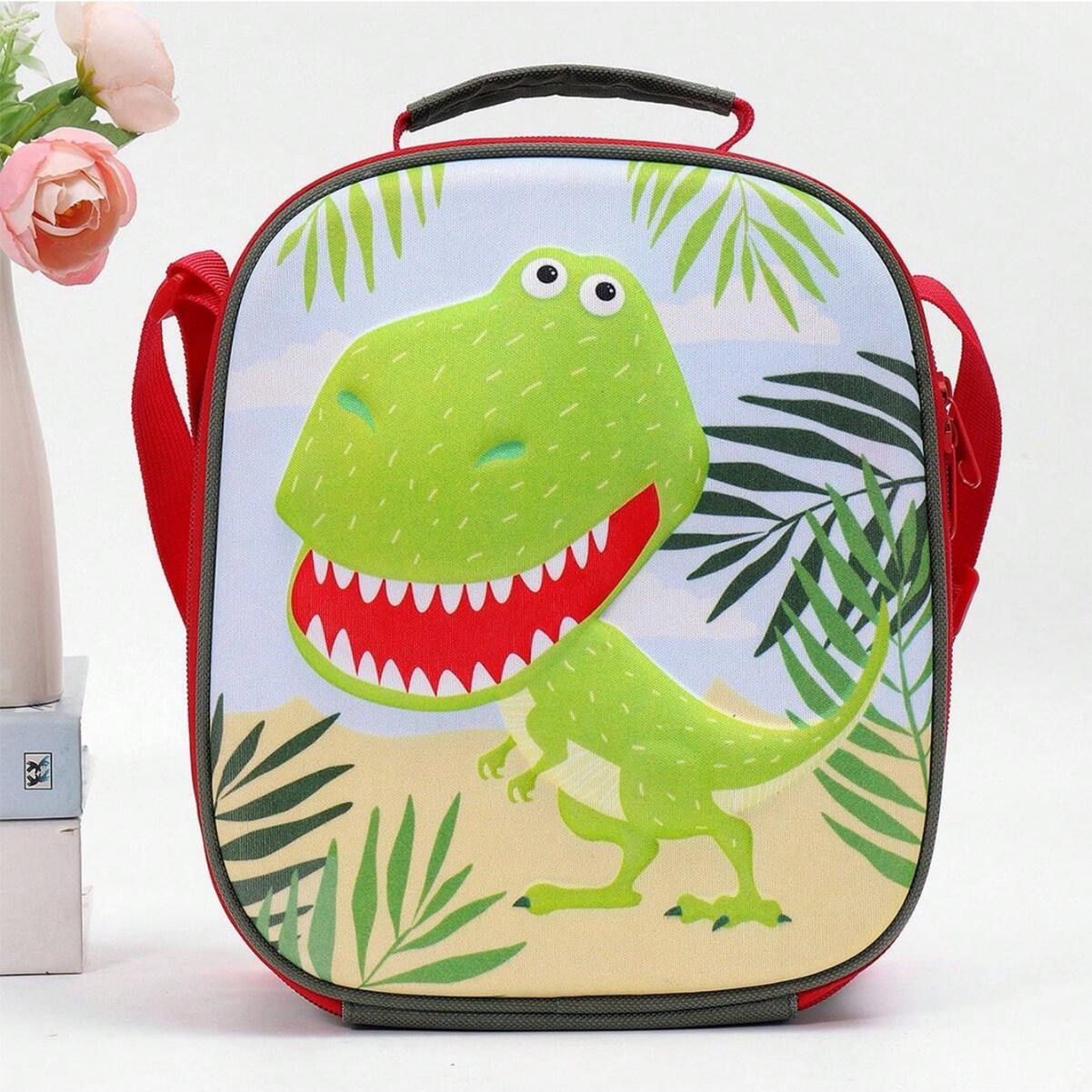 Nuevo paquete de aislamiento de dibujos animados 3D transfronterizos bolsas de bento portátiles para niños bolsas de hielo plegables bolsas de aislamiento de dibujos animados estudiantes caja de almuerzo