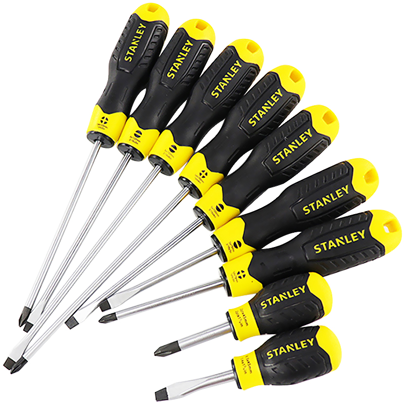 Stanley destornillador cruzada con tornillo magnético para el hogar pequeño conjunto de tornillo de destornillador de ciruela