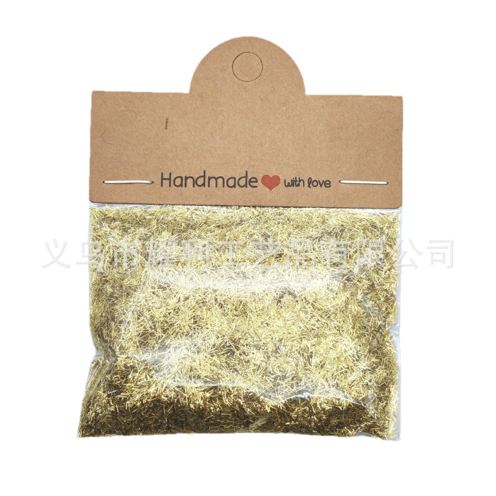 Polvo de cebolla láser de pierna larga pelo de forma especial sequinilla de manicura goteo DIY largo relleno decorativo pet reflectante transfronterizo image 5