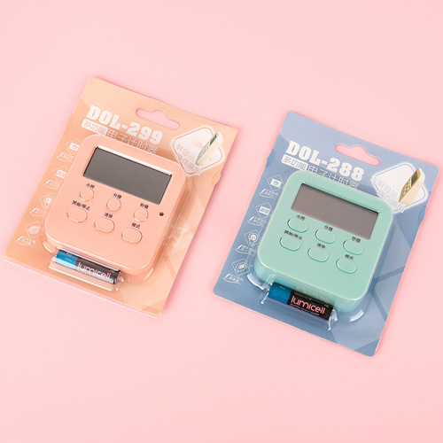 Kitchen baking timer student learning time manager alarm clock countdown reminder clock electronic timer
