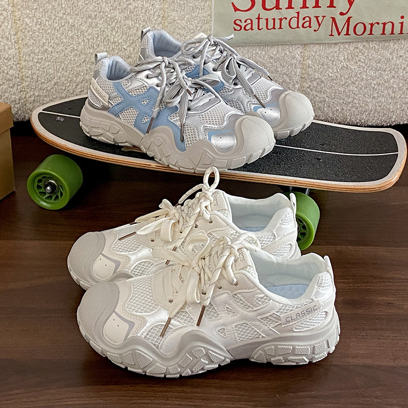 Women's Dad Shoes 2026 New Spring Style, Chunky Cute Sneakers, Lightweight Soft Sole, Wide Fit, Non-Slip Women's Shoes Women's Dad Shoes 2026 New Spring Style, Chunky Cute Sneakers, Lightweight Soft Sole, Wide Fit, Non-Slip Women's Shoes