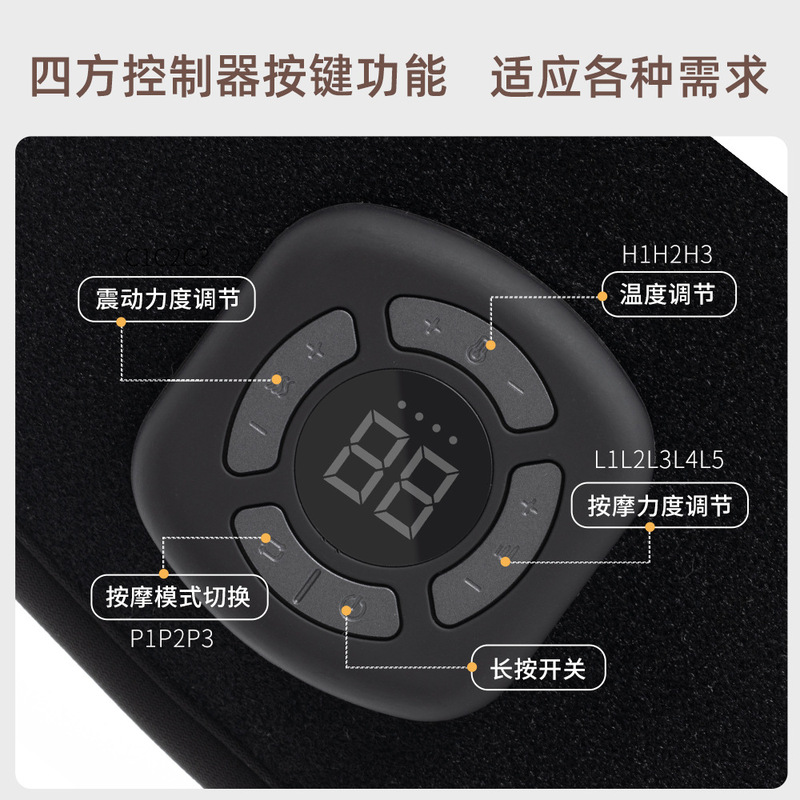 跨境多功能气囊脚踝按摩器加热震动足部按摩仪缓解脚踝酸胀不适感|undefined