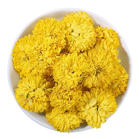Authentic Huangshan Tribute Chrysanthemum 500g Genuine Qiyuan Royal Chrysanthemum Tea Dried Yellow Chrysanthemum Sold Separately Special Wild Golden Silk Royal Chrysanthemum