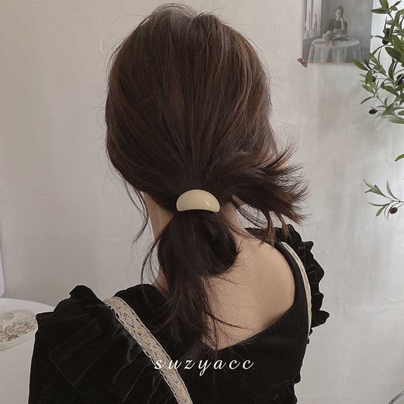 Corea del Sur Dongdaemun chic diadema de las mujeres temperamento simple viento frío arco cola caballo pelo anillo cabeza accesorios al por mayor