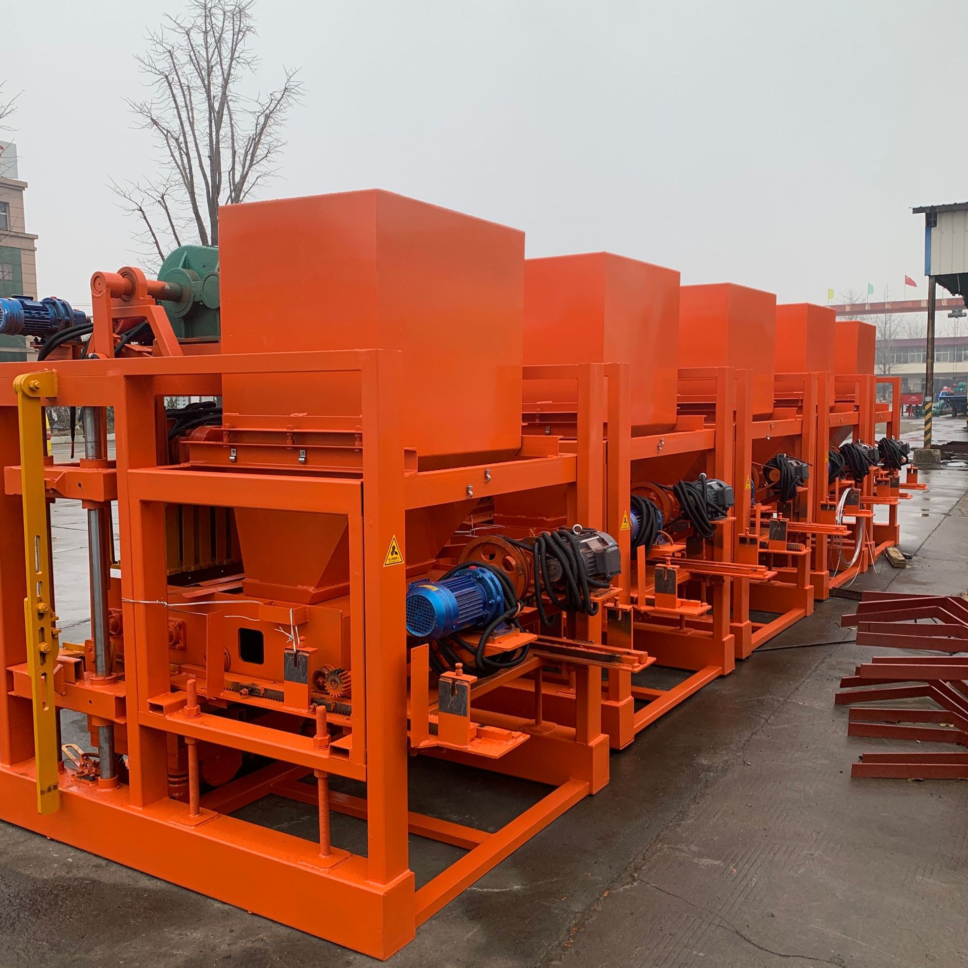 QTJ4-26C制砖机自动化砌块成型机 concrete block machine