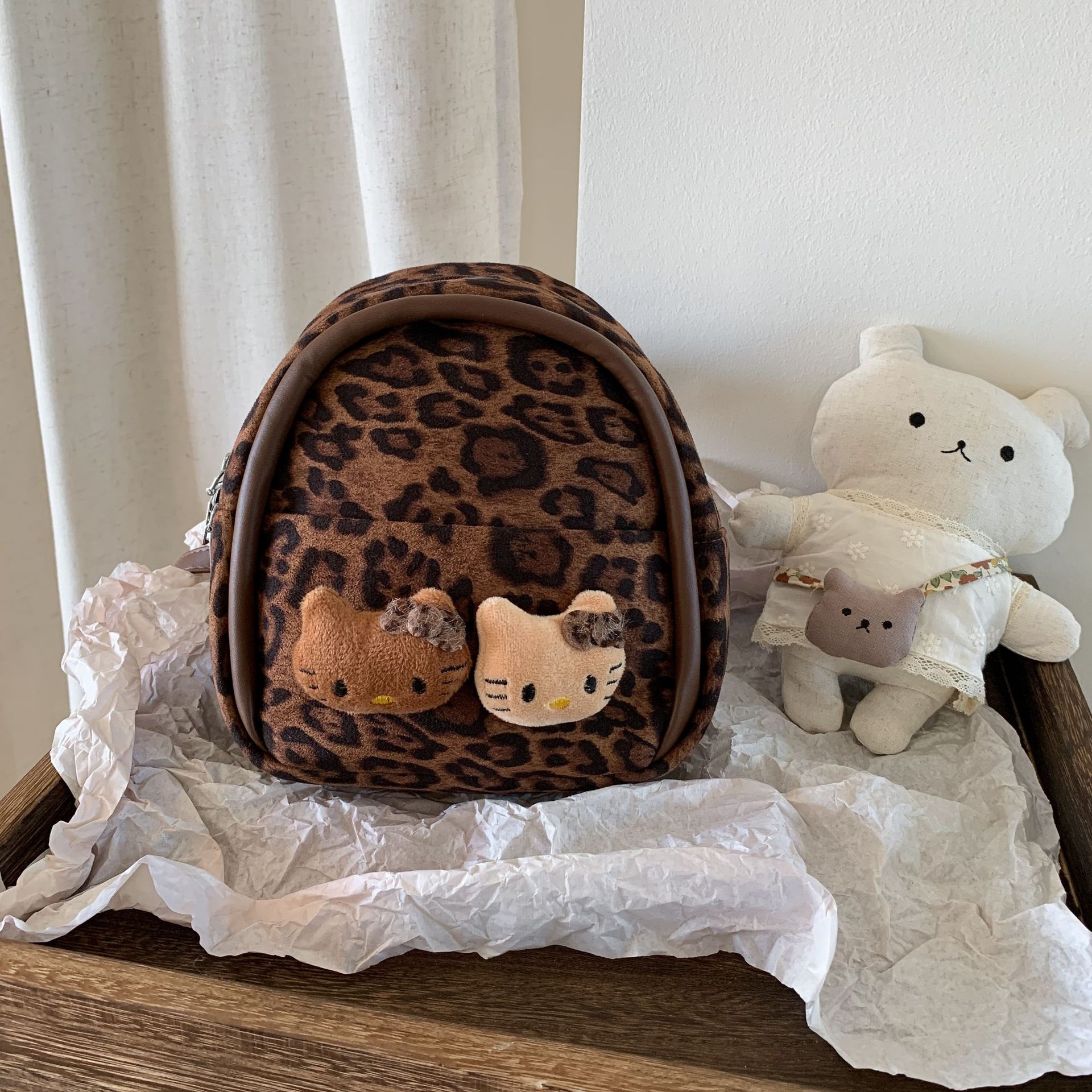 Sugar Pear ropa infantil bolsas de niñas 2025 nuevo estilo extranjero super hermoso caricatura bolsas de mano para niños mochila para bebés