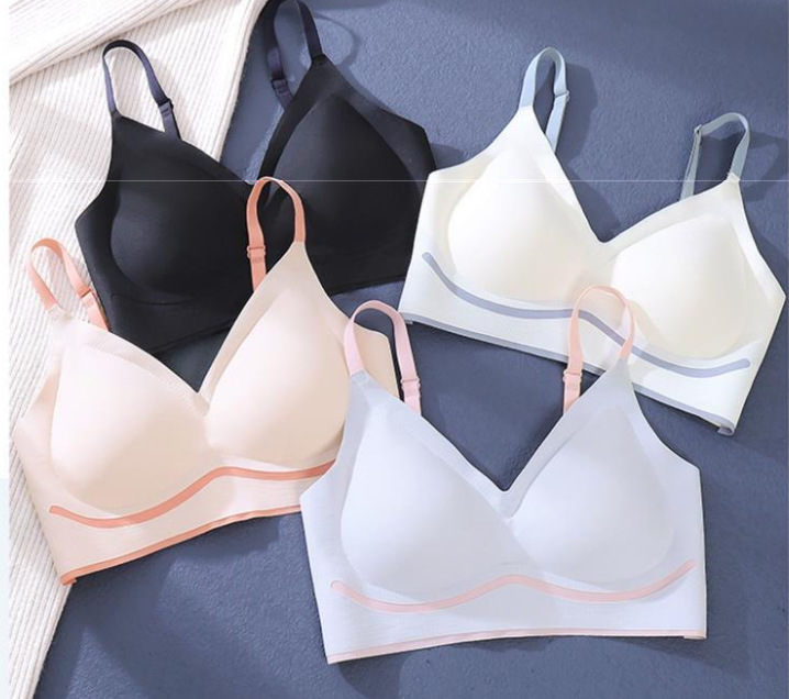 Ropa interior sin marcas, pecho pequeño, sin anillo de acero, pecho colateral, anti-caída, espalda hermosa, cómodo y sexy, sujetador de mujer