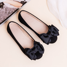 【J530】老北京布鞋女夏季新款软底透气黑工作鞋一脚蹬女时尚年轻