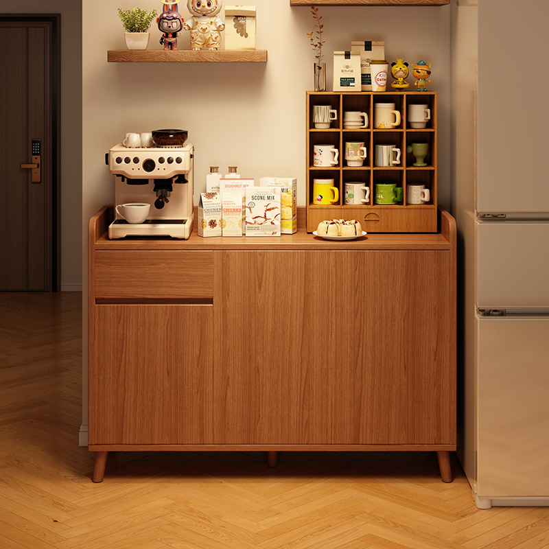 Sideboard Wall-Mounted Integrated Storage Cabinet Living Room Storage Cabinet Large-Capacity Storage Cabinet Home Meal Preparation Cabinet Tea Cabinet