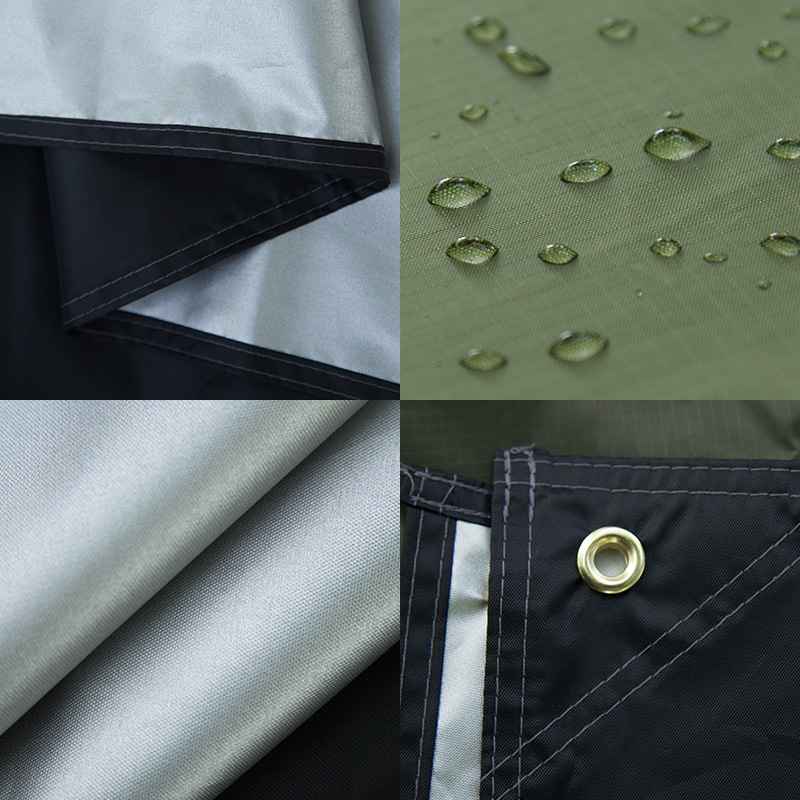 Outdoor Canopy Tent Camping Style Cloth Windproof Large Oxford Cloth Mat Sun Protection Beach Camping Style Windproof Picnic Awning