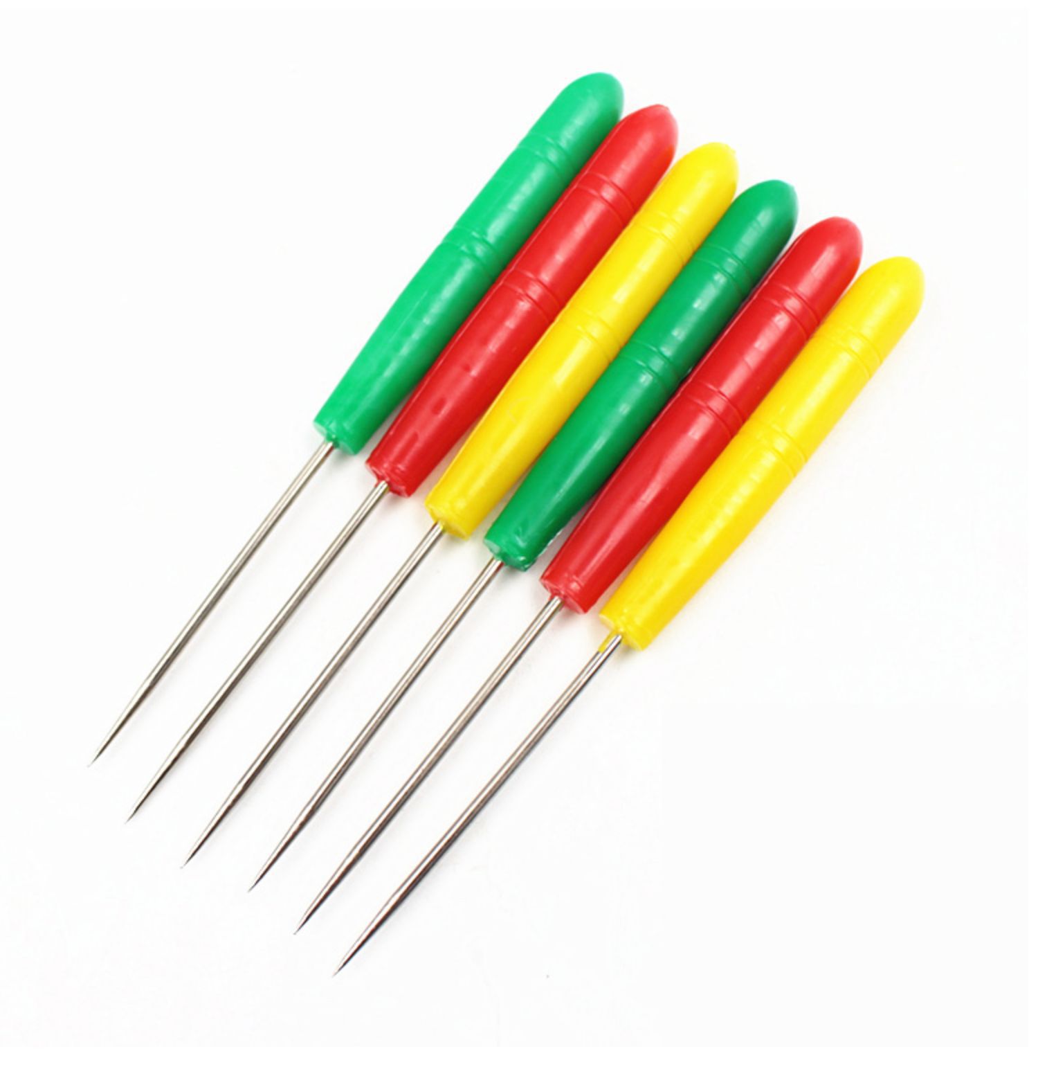 錐子針塑料彩色千枚通挑針製作工具diy鑽孔小錐子開孔器塑料小錐