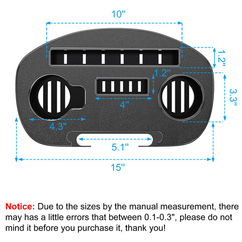 Zero-gravity chair tray plastic multi-functional recliner cup holder tray phone stand gravity recliner side table
