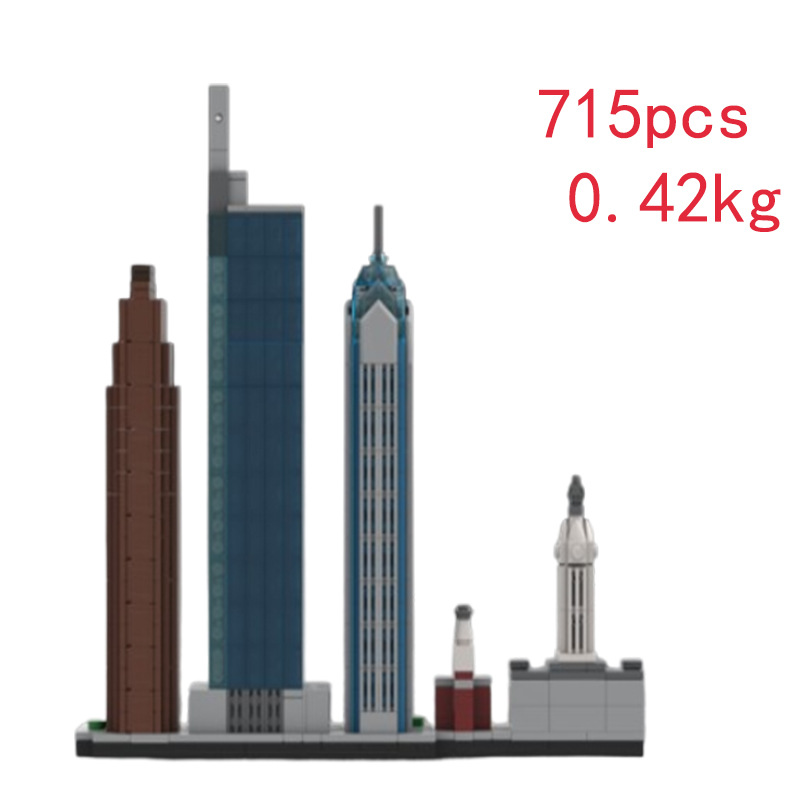 High Rise Building Block Model Set Educational Diy Construction Toy_voghion.com