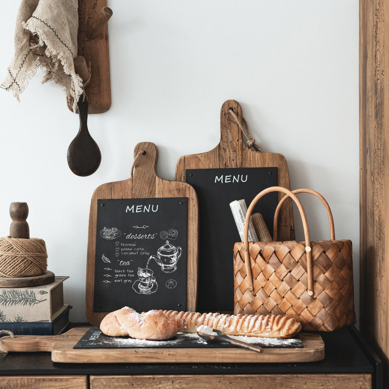 American Pastoral madera pizarra restaurante Country Coffee Shop menú tablero de cuelga tablero de mensajes tablero de pizza