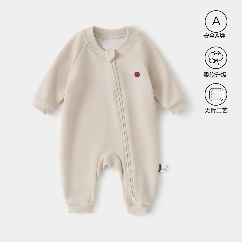 Baby Clothes, Spring and Autumn Styles, Diagonal Zipper Jumpsuits, Baby Outing Clothes, Long-Sleeved Rompers, Inner Wear, Home Wear, Dropshipping Baby Clothes, Spring and Autumn Styles, Diagonal Zipper Jumpsuits, Baby Outing Clothes, Long-Sleeved Rompers, Inner Wear, Home Wear, Dropshipping