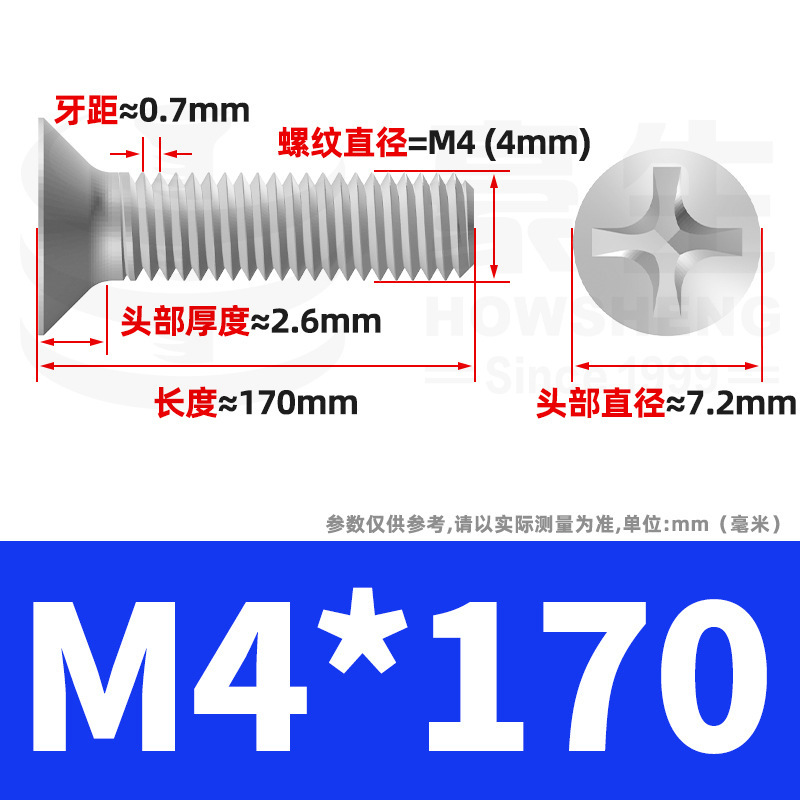 304ステンレスネジのネジの十字溝の平頭のネジのKMの機械の糸の小さいネジのm 2m 3m 4m 5m 6|undefined