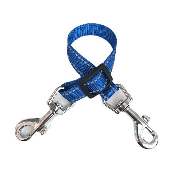 En stock suministro de cuerda alargada para mascotas cuerda de extensión reflectante doble gancho con paquete de cuerda luminosa cuerda para mascotas resalte cinturón reflectante