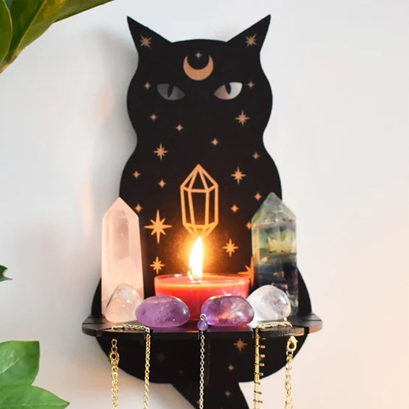 Wooden Wall Candle Holder 3
