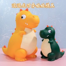 逗逗龙恐龙玩具手绘网红涂鸦模具彩绘色卡通石膏像娃娃乳胶磨具