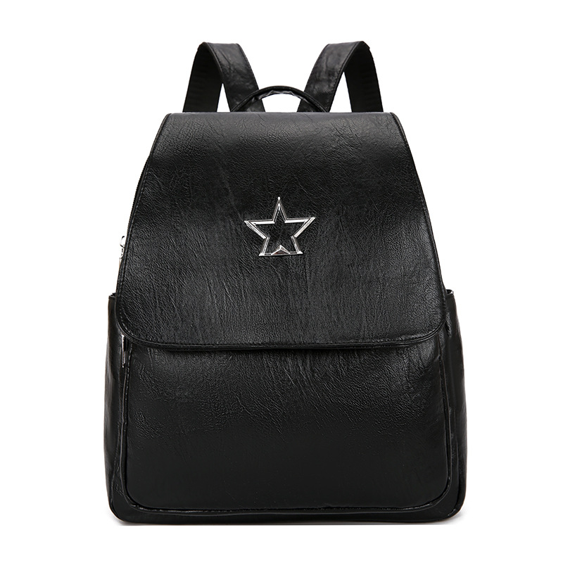 2023 otoño e invierno nuevo estilo casual señoras de cuero suave mochila simple retro de gran capacidad de mamá de mediana edad al por mayor