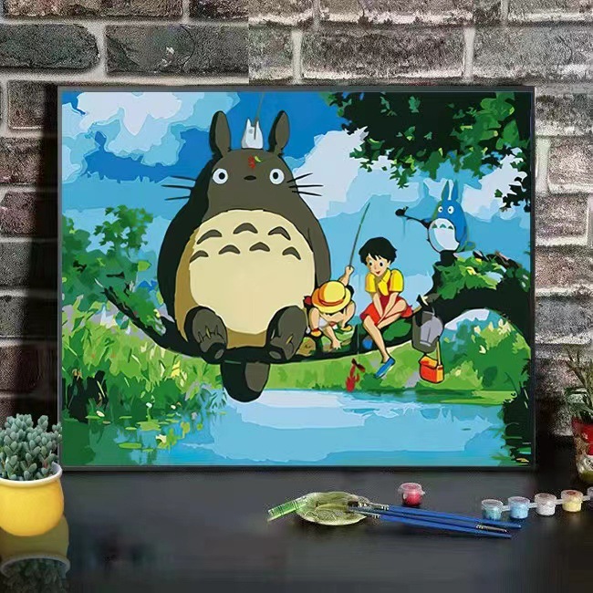 Esponja bebé Naruto digital al por mayor pintura al óleo DIY color relleno hecho a mano de dibujos animados papelería tienda puesto una generación