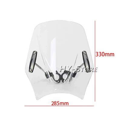 Ducati, Universal Round Light Street | Motorcycle front windshield