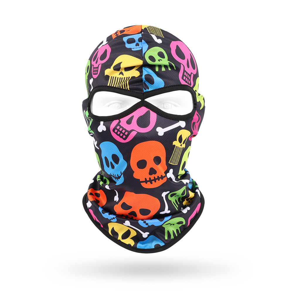 Motocicleta bicicleta equipo sudor absorbente transpirable cráneo cubierta deportes al aire libre collar ciclismo pesca máscara de protección solar