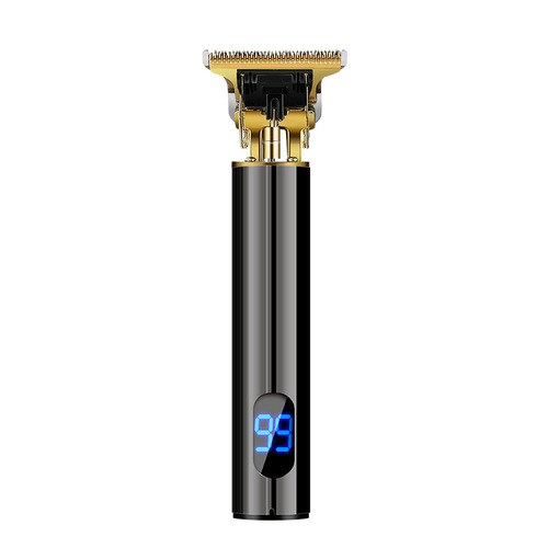 Cross-border digital electric hair clipper, engraving oil head trimmer, bald razor, electric push cutter, charging hair clipper, electric razor