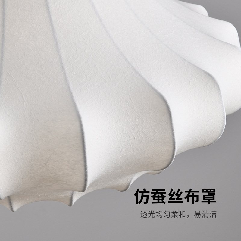 Diseñador de dormitorio retro japonés estilo de arte lámpara de comedor iluminación de decoración doméstica Zhongshan L259 silencioso viento de seda candelabrera