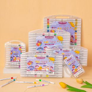 Boxed water-based acrylic marker children's suit art graffiti pen opaque waterproof large capacity student painting