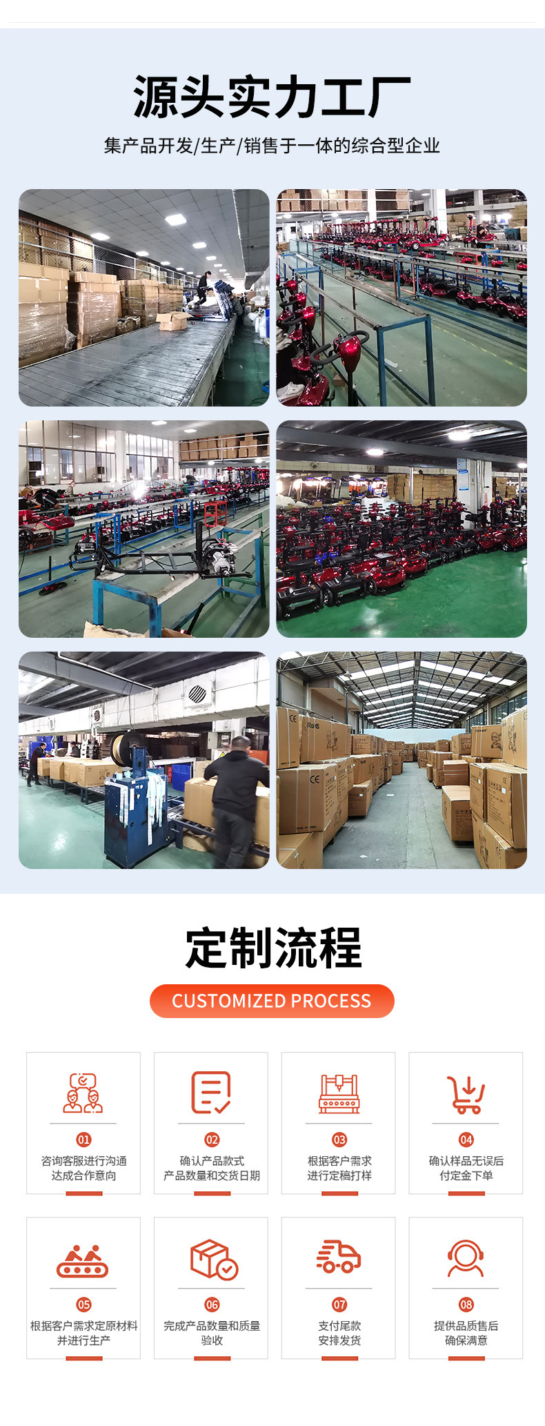 Four-Wheel Folding Safety Scooter for the Elderly, Special Home-Use Electric Vehicle for the Disabled, Smart Electric Scooter for the Elderly