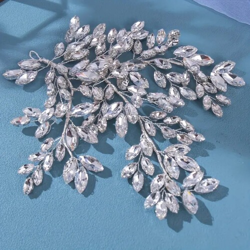 Light luxury diamond-filled bridal hairbands and headwear, European and American high-end luxury dresses, bridal wedding accessories, photo studio and makeup accessories