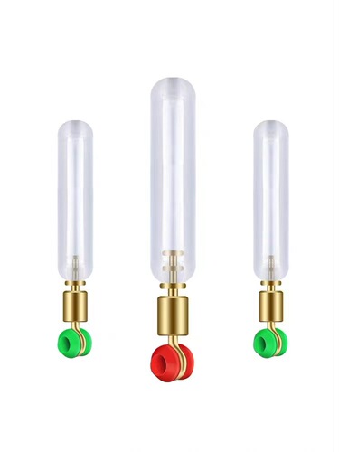 Floating seat silicone transparent copper head fast bulk sliding floating seat plug-in floating rotating raft fishing big fish floating seat accessories