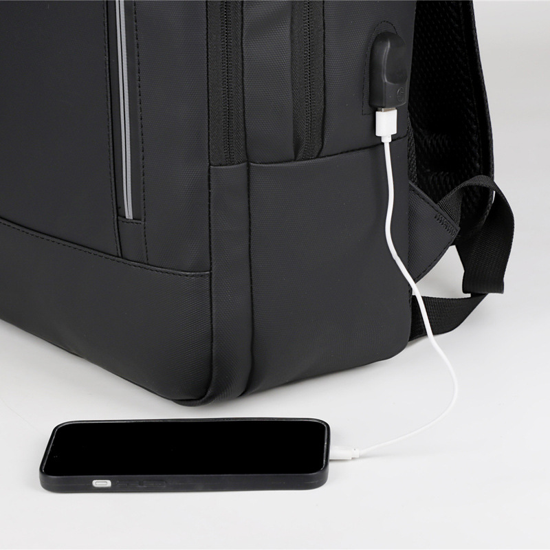 Cross-border Casual Business Backpack For Men, Multifunctional Laptop Bag, Water-resistant, Suitable For College Students_voghion.com